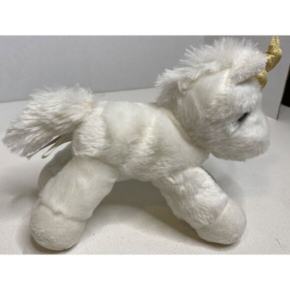 Aurora World Plush Unicorn 8 inch Purple Eyes 2016 Stuffed Animal Toy Fantasy - Picture 2 of 6